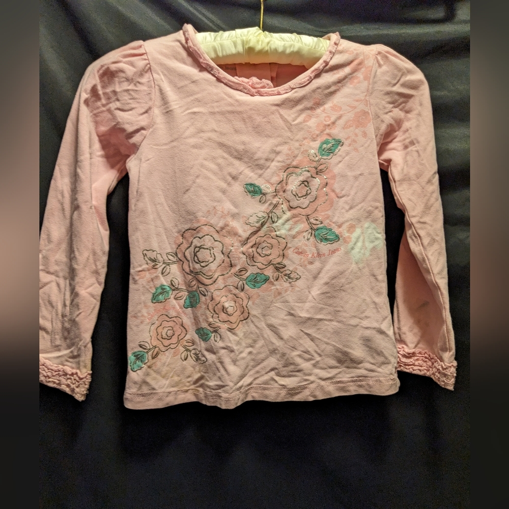 Calvin Klein Jeans Pink with Flowers - Girls 8